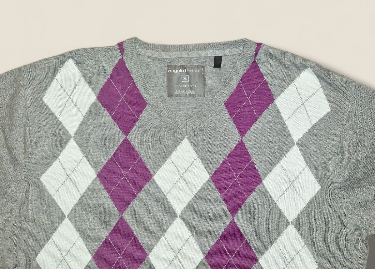 Sweter Angelo Litrico stylowy, świetny designe roz XL jak Nowy
