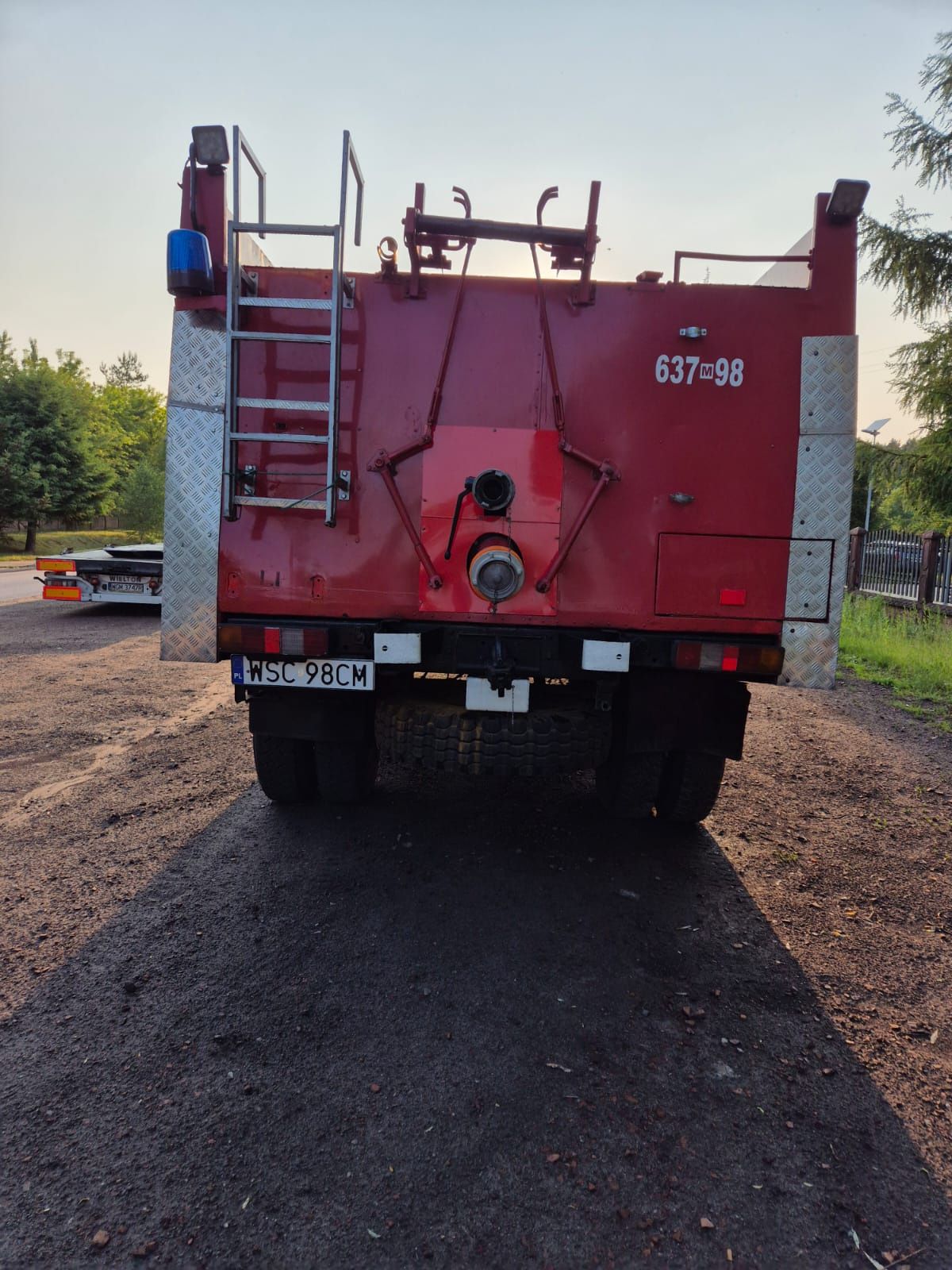 Star 244 Jelcz 005 strażacki 4x4 specjalny