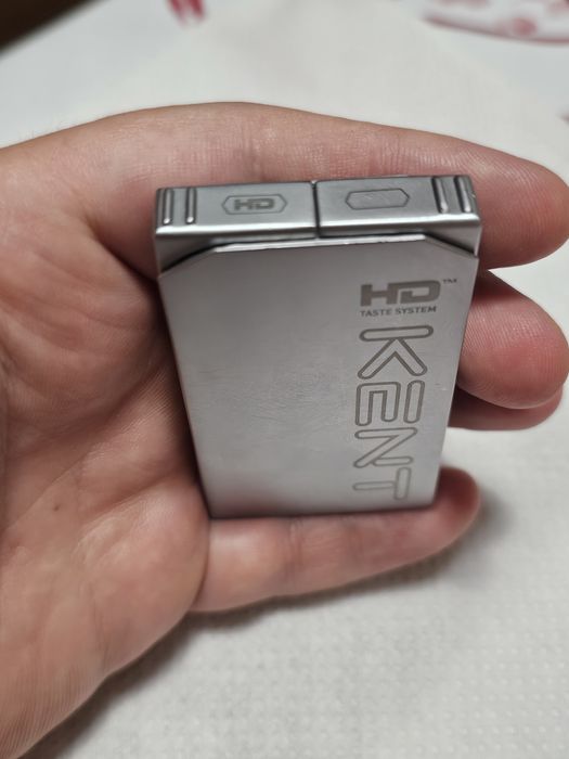 Колекційна Металева Запальничка Кент HD Taste System  на Дві Кнопки