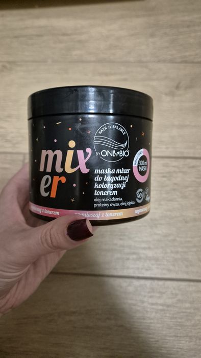 Maska only bio z tonerem lody orzechowe