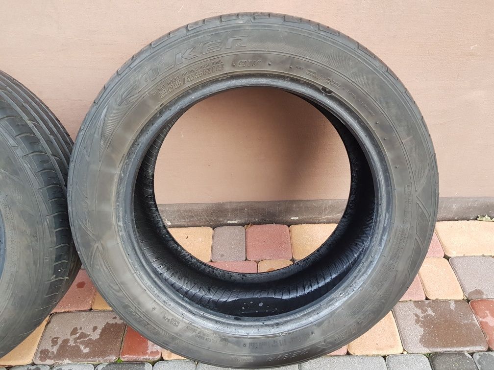 B4 Opony Letnie Lato 205/55/16  17rok Falken Ziex ZE914 2sztuki 5mm