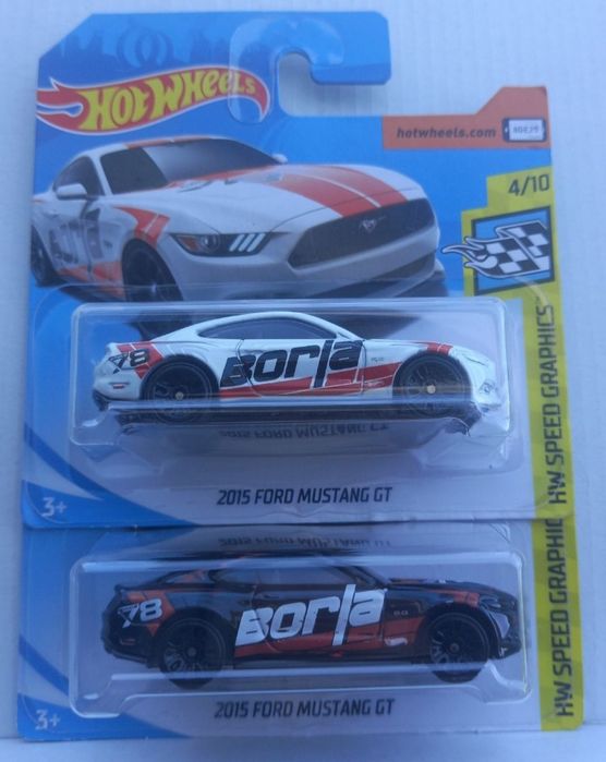 Hot wheels conj 2 - 2015 ford mustang GT