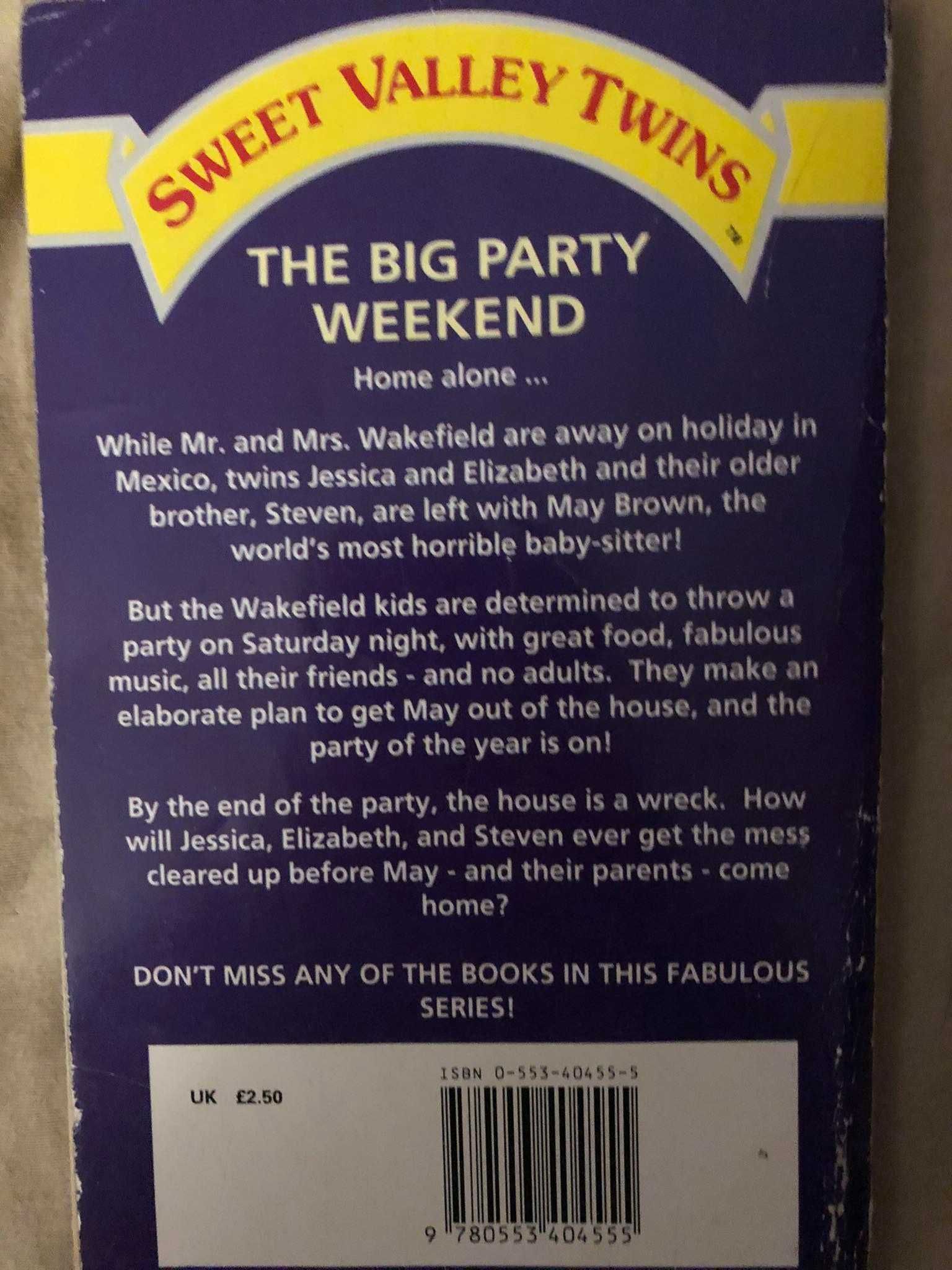 The Big Party Weekend - Francine Pascal