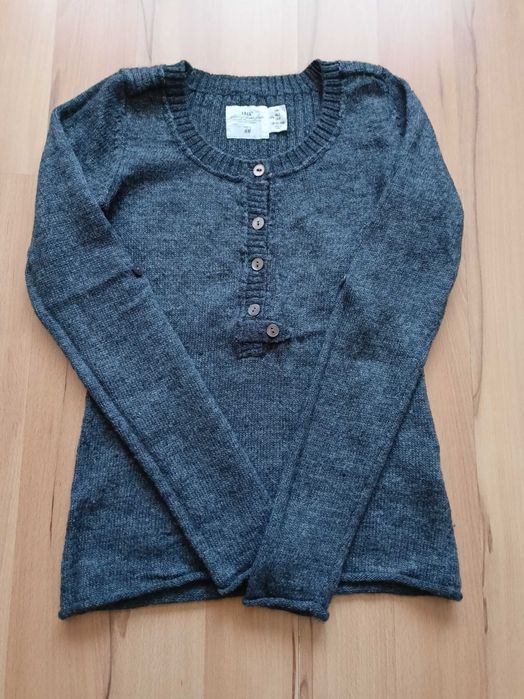 Sweterek damski lekki sweter H&M wełna alpaka rozmiar S
