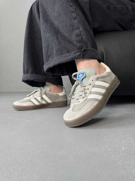 Кросівки Adidas Gazelle Beige/White premium