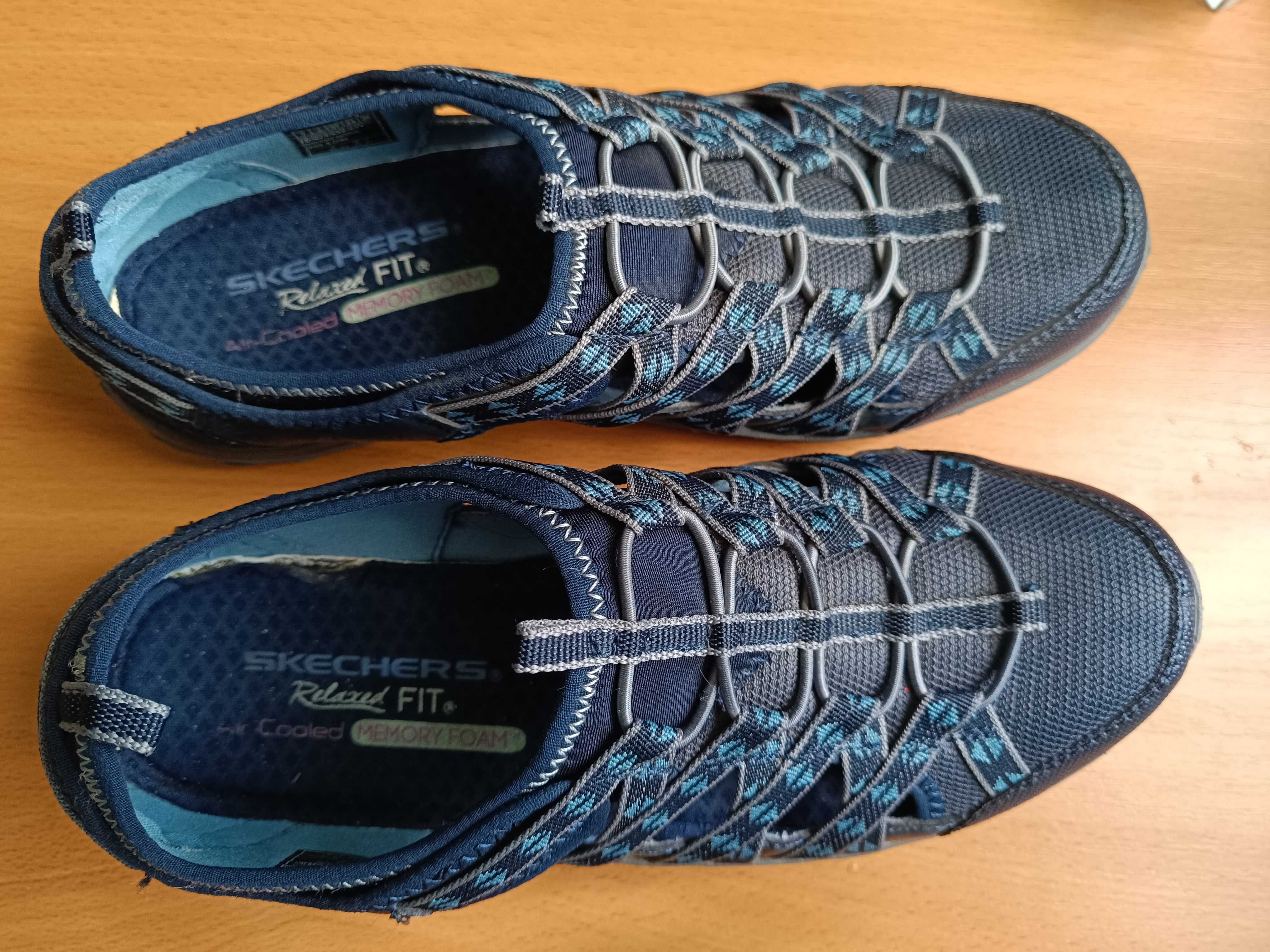 Кроссовки без шнурков Skechers весна-лето 37-38 р / 24см бу отл сост