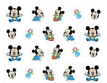 2251 naklejki wodne do zdobienia myszka miki mickey