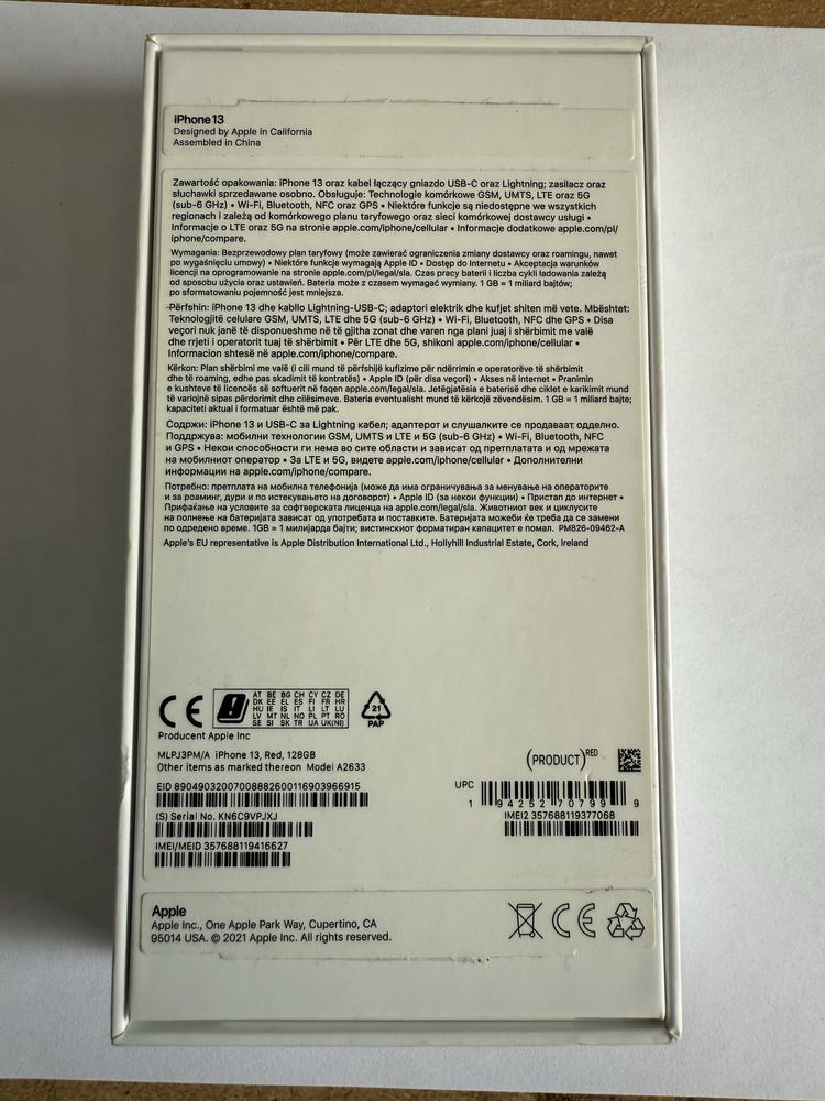 Iphone 13 kolor czerwony