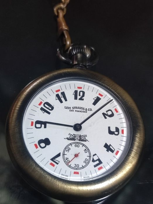 Relógio de bolso mecânico Levis Strauss