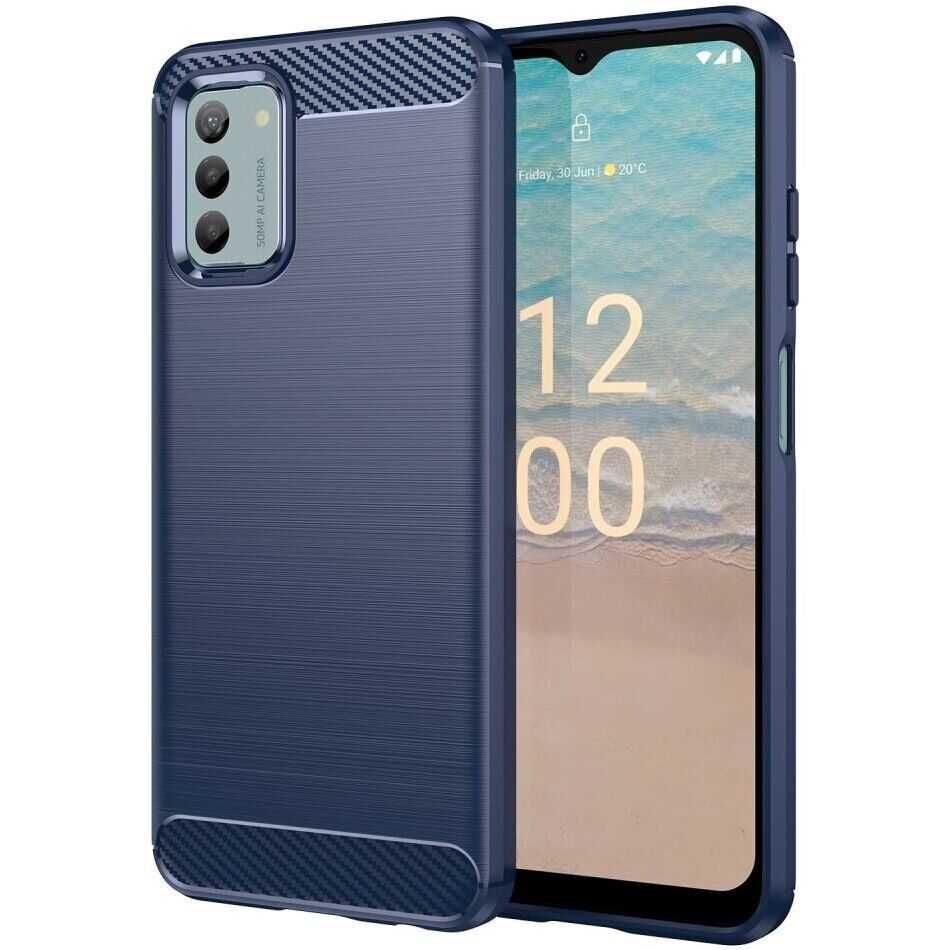 Противоударный чехол накладка для Nokia G22 G42 карбон Нокиа Ж22 Ж42