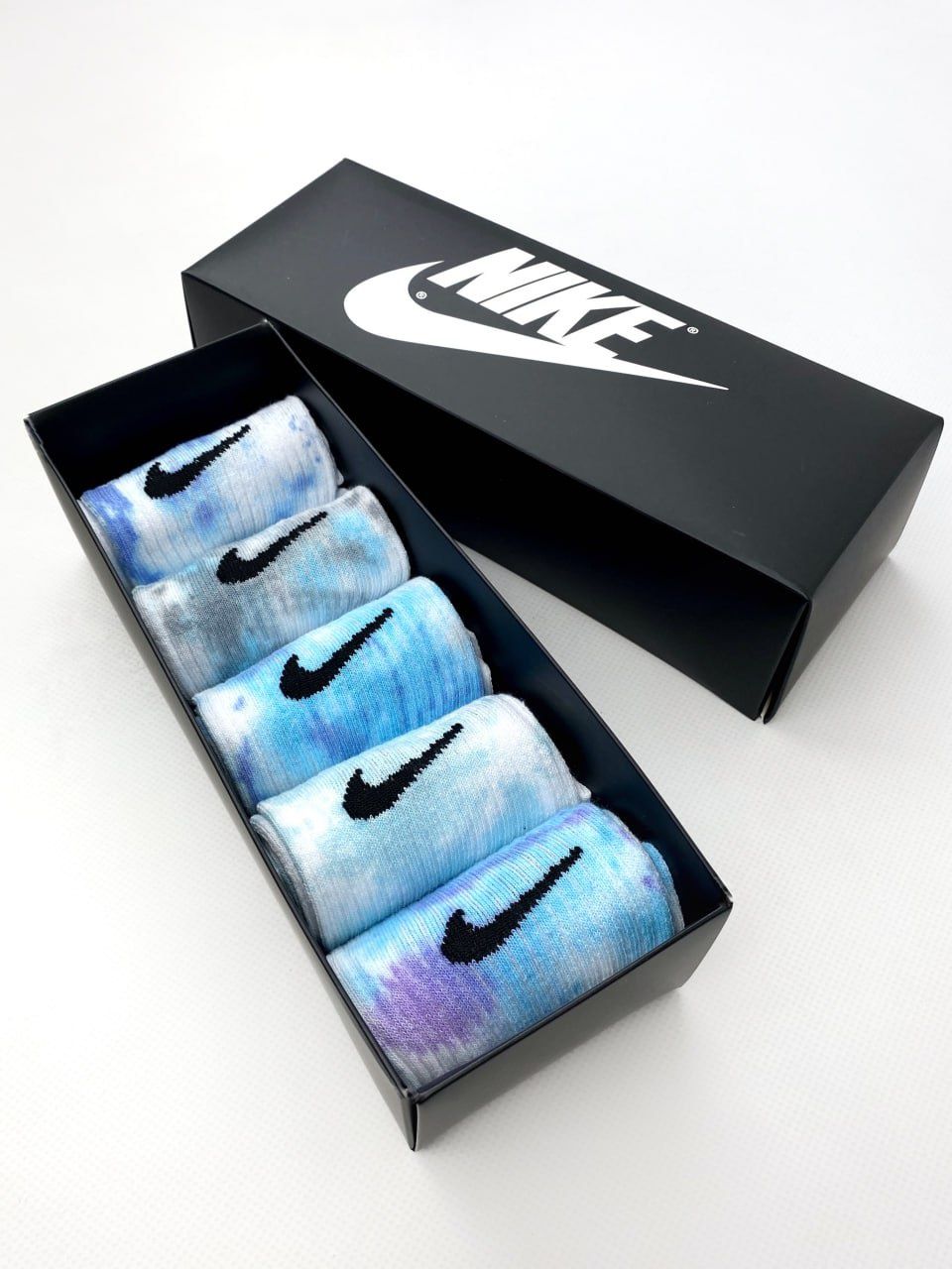 Подарунковий набір шкарпеток Nike Tie-Dye | Бокс носків Найк Тай-Дай