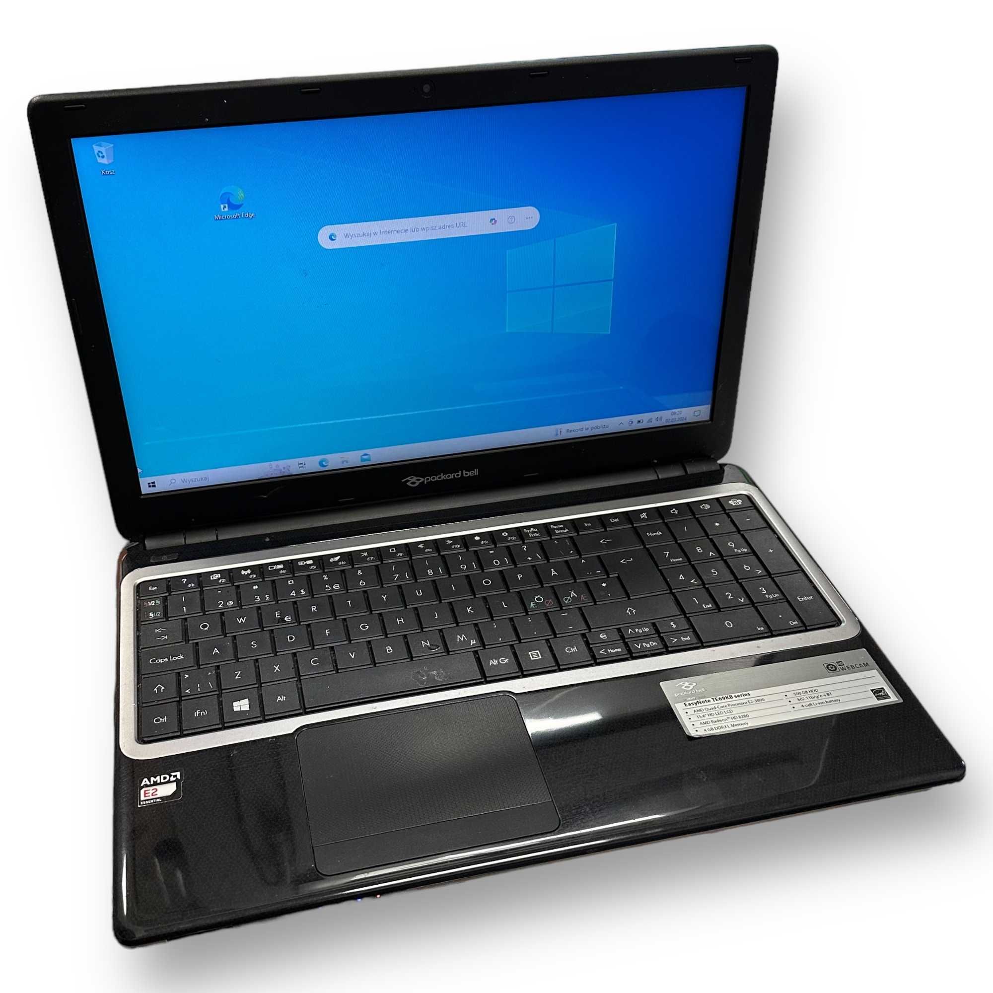 Laptop Packard Bell Easynote Te69kb