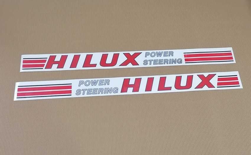 Autocolantes/Stickers para Toyota Hilux Power Steering 4WD Xcab
