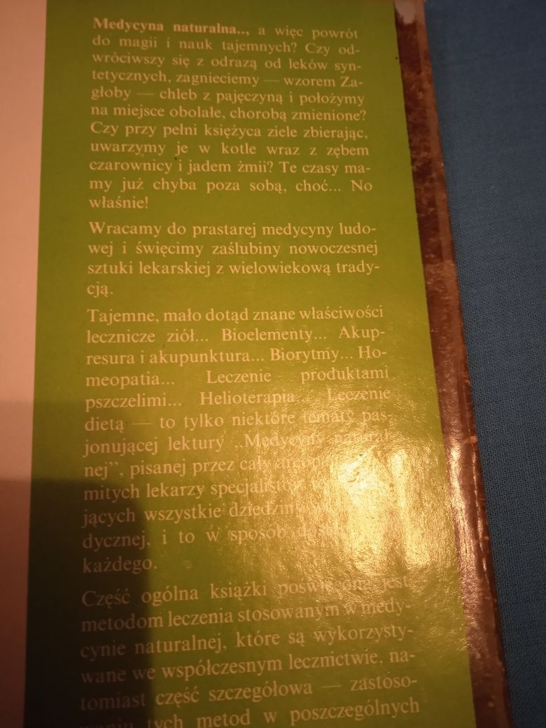 Medycyna naturalna książka Prl