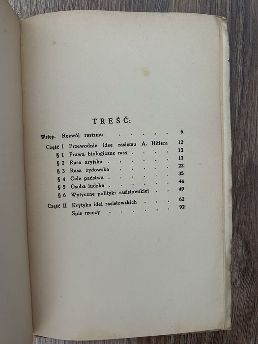 Książka Filozoficzne i społeczne idee A. Hitlera Józef Pastuszka 1938