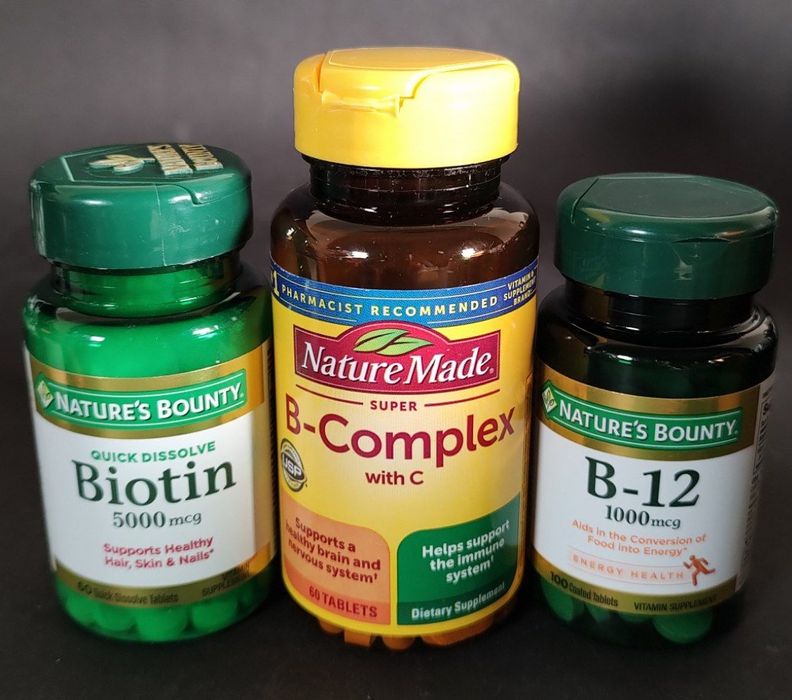 Super B-complex. Витамины группы B, биотин, фолиевая "Супер В", "В 12"