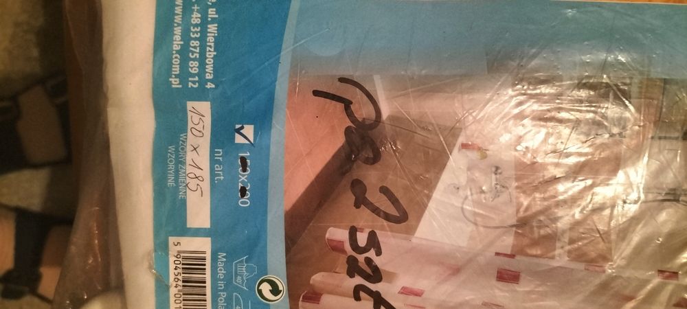 Zasłony prysznicowe - 2szt