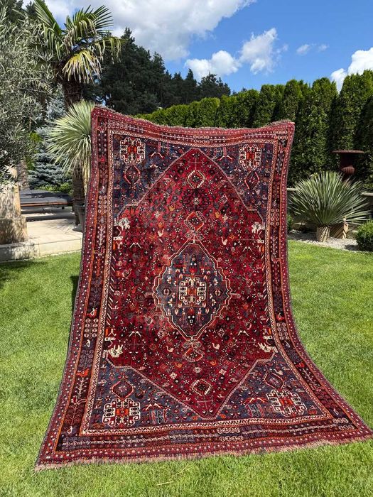 Dywan Perski Vintage Ręcznie Tkany Iran Shiraz 270x170 galeria 10 tys