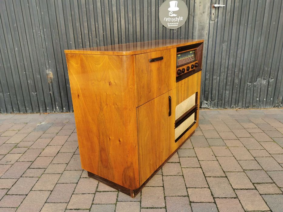 Radio- gramofon SUPRAPHON LE57, Czechosłowacja '50, Prl, RETRO