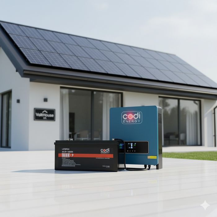 Гібридний Інвертор CODI 4200W 24V MPPT 120A — Надійне рішення для дому