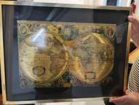 Quadro mapa mundo Impecavel