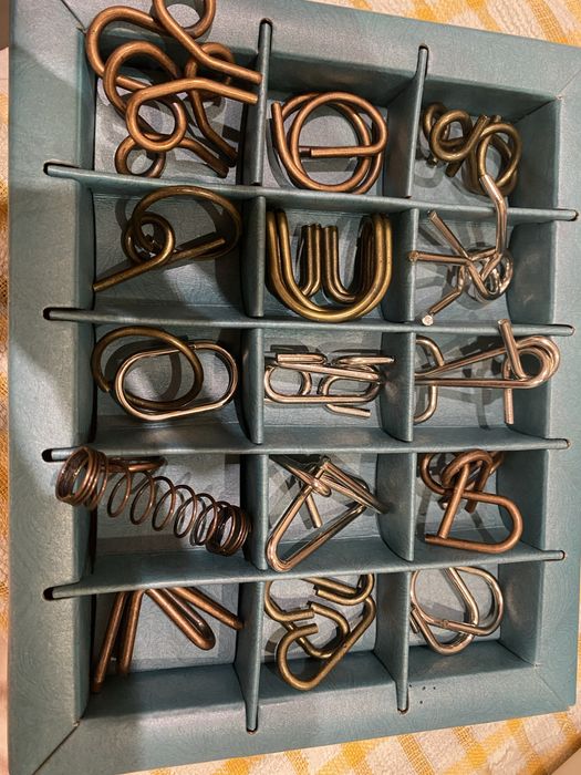 Металеві головоломки.Набір 15 шт