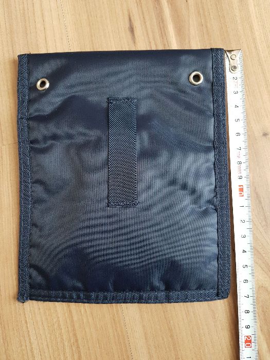 Saszetka na dokumenty podróżna na pasek szawieszka pieniądze etui szyj