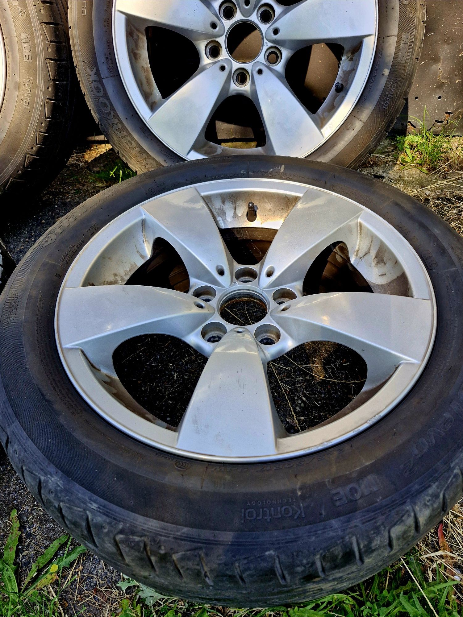 4 felgi BMW styling 122 oryginal z oponami Hancock 225/50/17