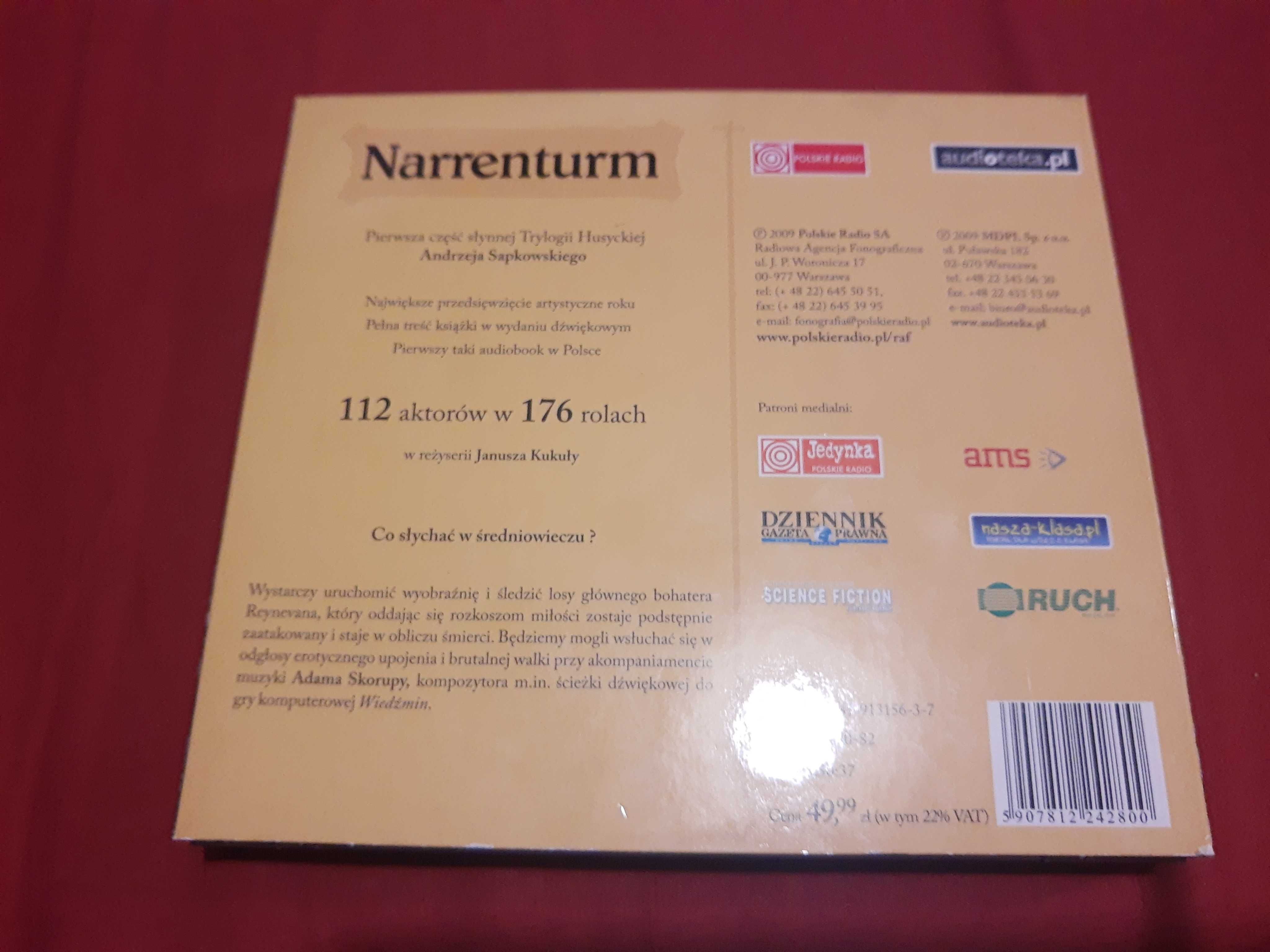 Audiobook 3 CD Narrenturm Sapkowski