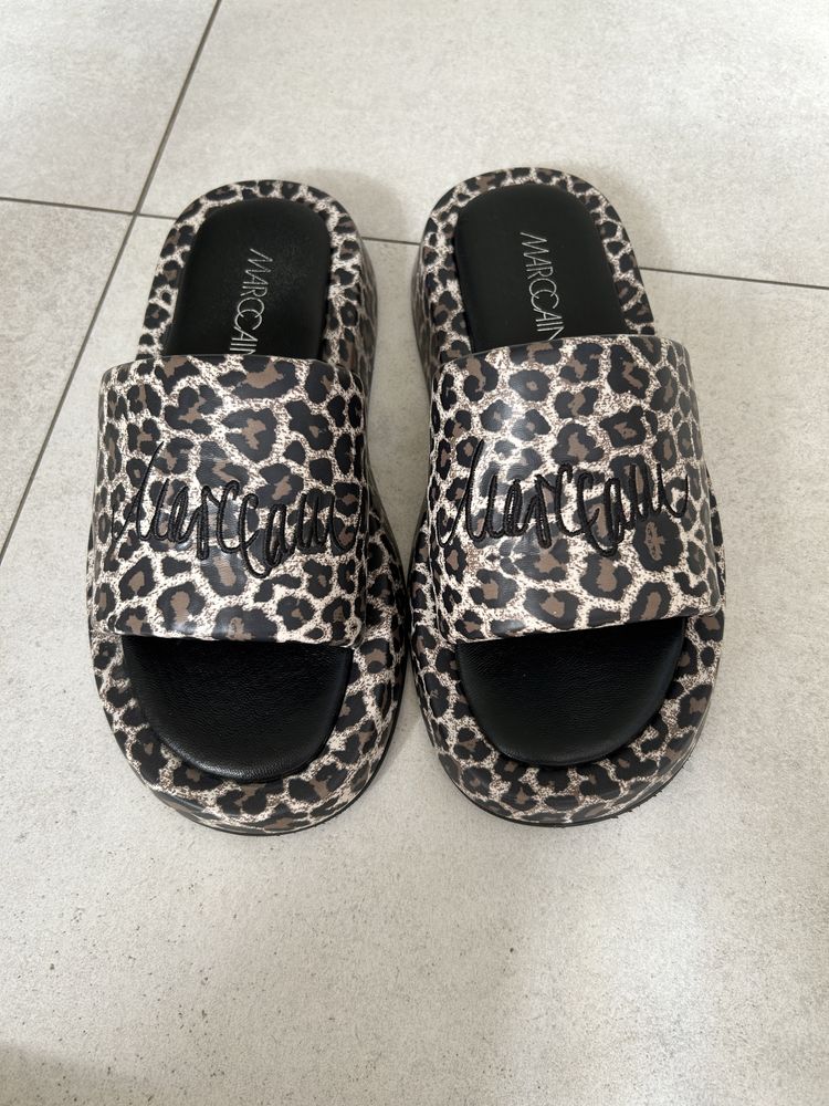 Klapki Marc Cain r. 38,5 - 39 oryginalne