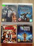 Gry PS3 - XCOM, Brutal Legend, TNA, Rugby - tanio, stan bdb