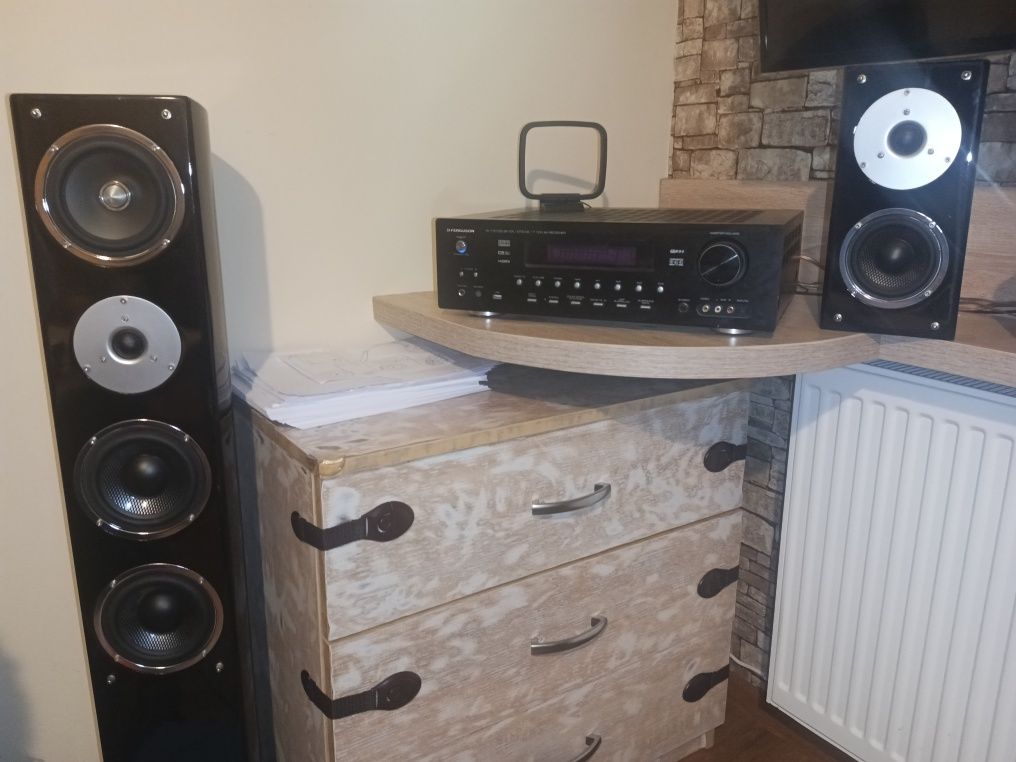 Zestaw audio wzmacniacz Ferguson AV770 + głośniki Noble