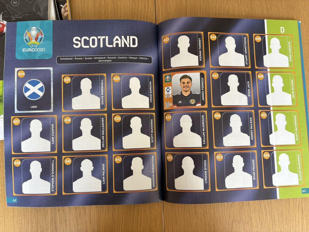 Cadernetas cromos Panini