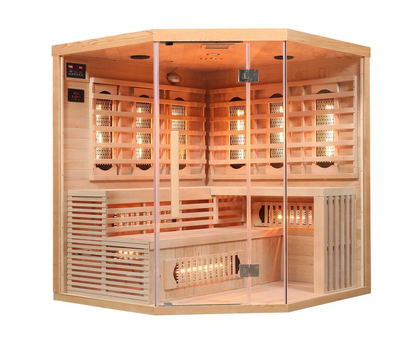 Sauna Infrared Malaga Quatro promienniki kwarcowe 4 osobowa