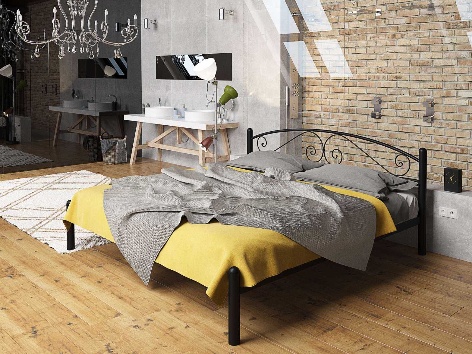 Кровать металлическая цвет на выбор