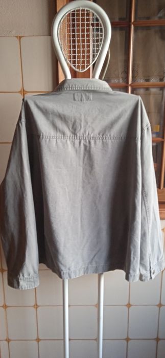 Casaca homem em sarja grossa cinza