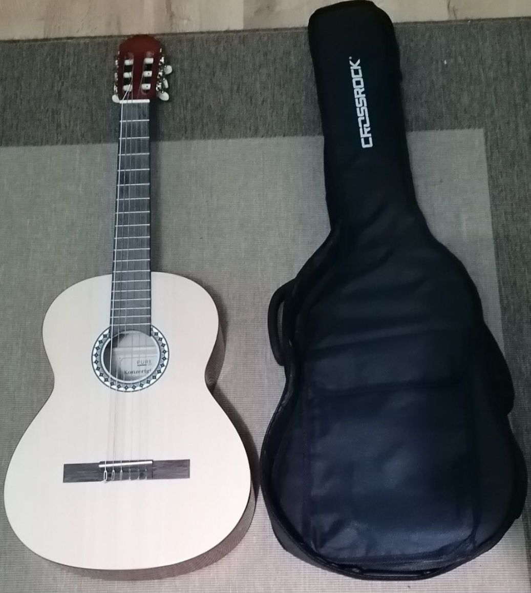 Guitarra Clássica, Pure Gewa, basic plus, 4/4, Konzertgitarre, nova