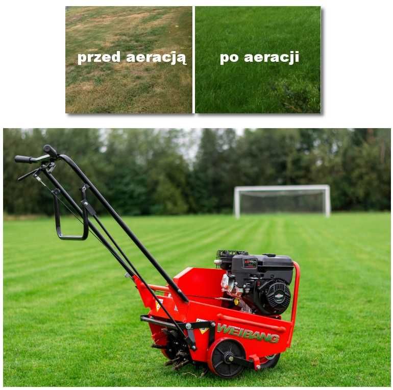 Wypożyczalnia Aerator spalinowy Profesionalny Rurowy areator Wynajem
