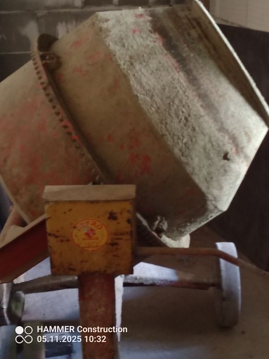 Betoniarka DEFRO 200l użytkowej na 380V