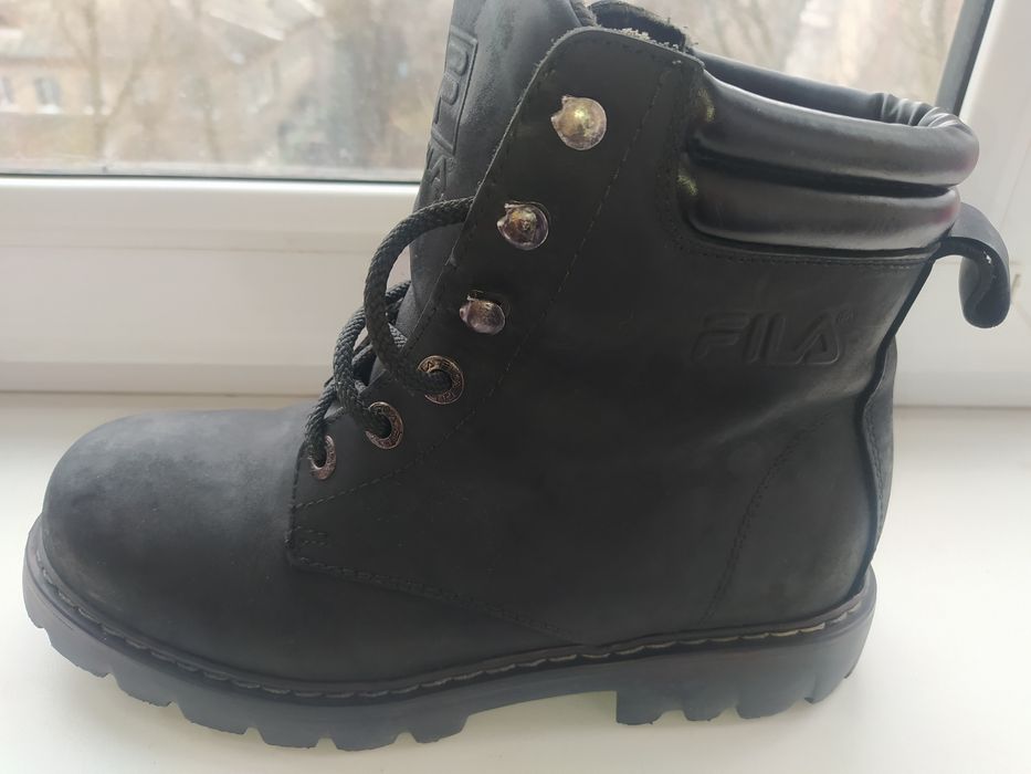 Ботинки Fila нубук натуральна шкіра