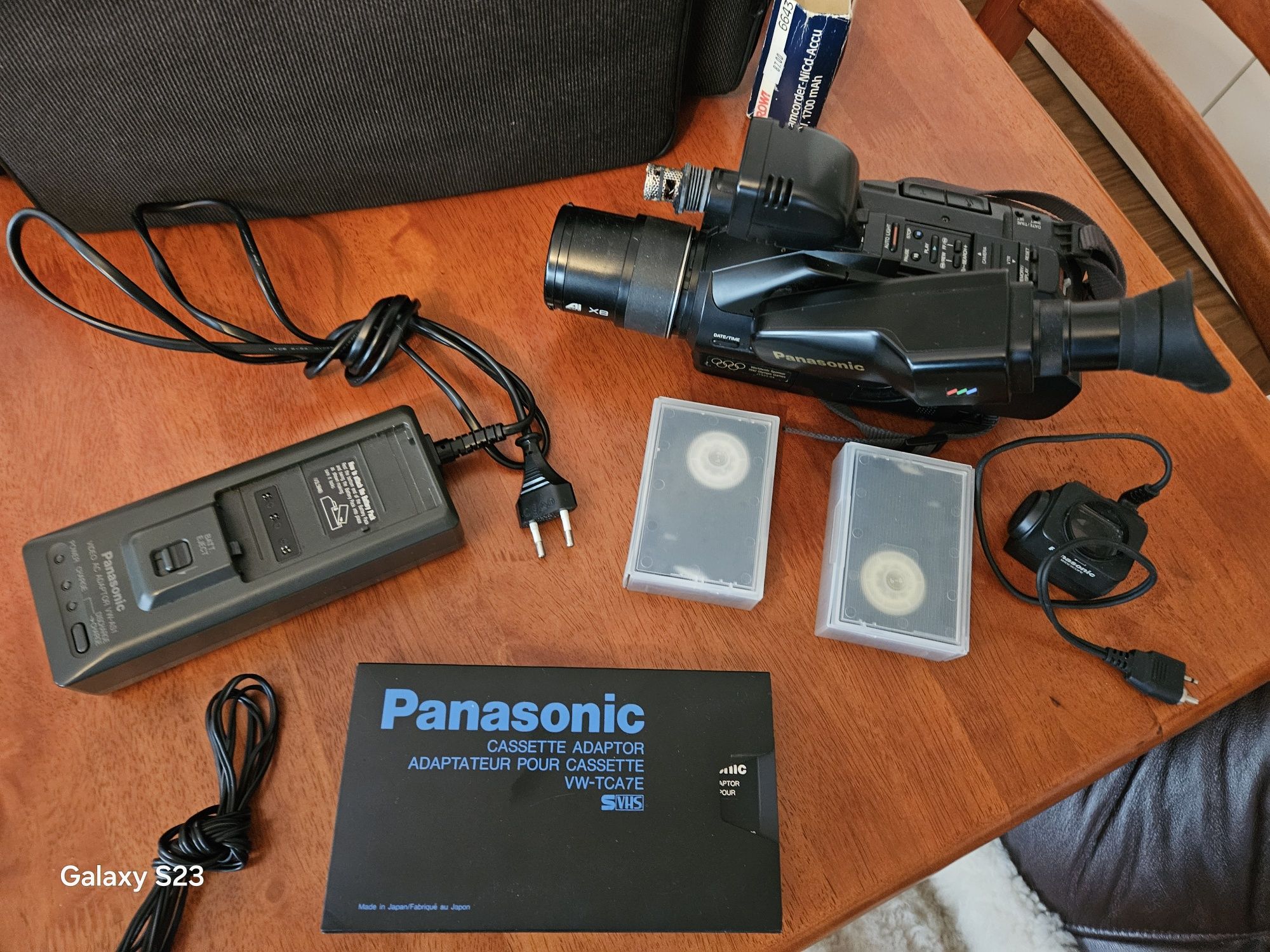 Bogaty Zestaw Panasonic do nagrywania na VHS