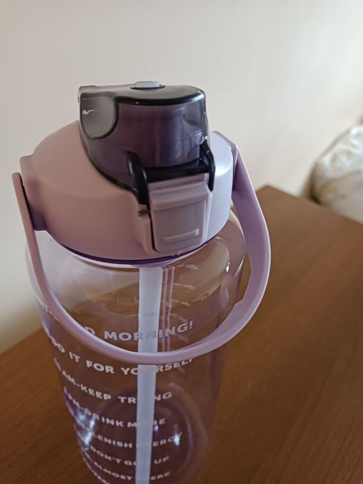 Motywacyjna butelka na wodę