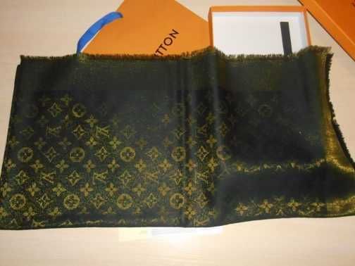 Louis Vuitton  Szalik, Szal chusta apaszka damski kasmir, Francja 0107