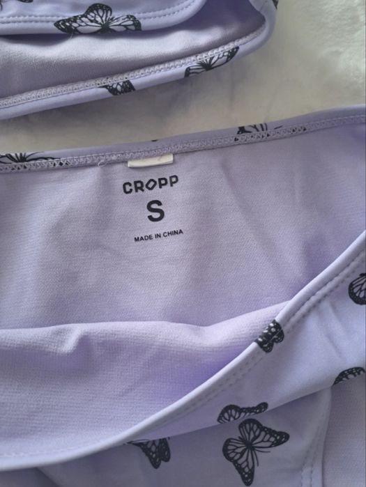 Strój kąpielowy w motyle cropp