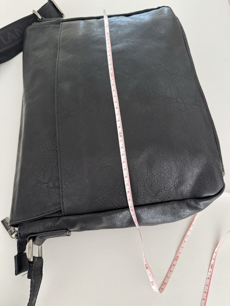 Lanetti męska elegancka torba do pracy, na laptopa, na ramię