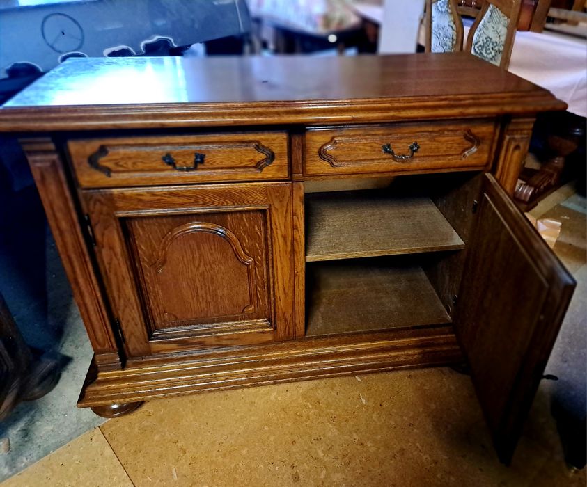 Komoda dębowa  2 drzwiowa