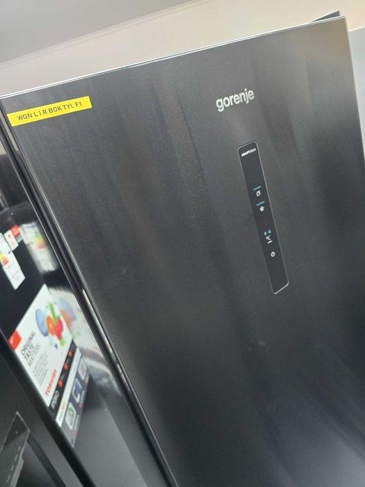 OUTLET nowa Lodówka Gorenje NRK620EABXL4  200 cm Czarna F1