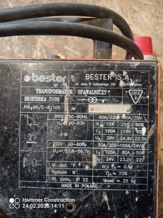 Spawarka Bester 230 i siła