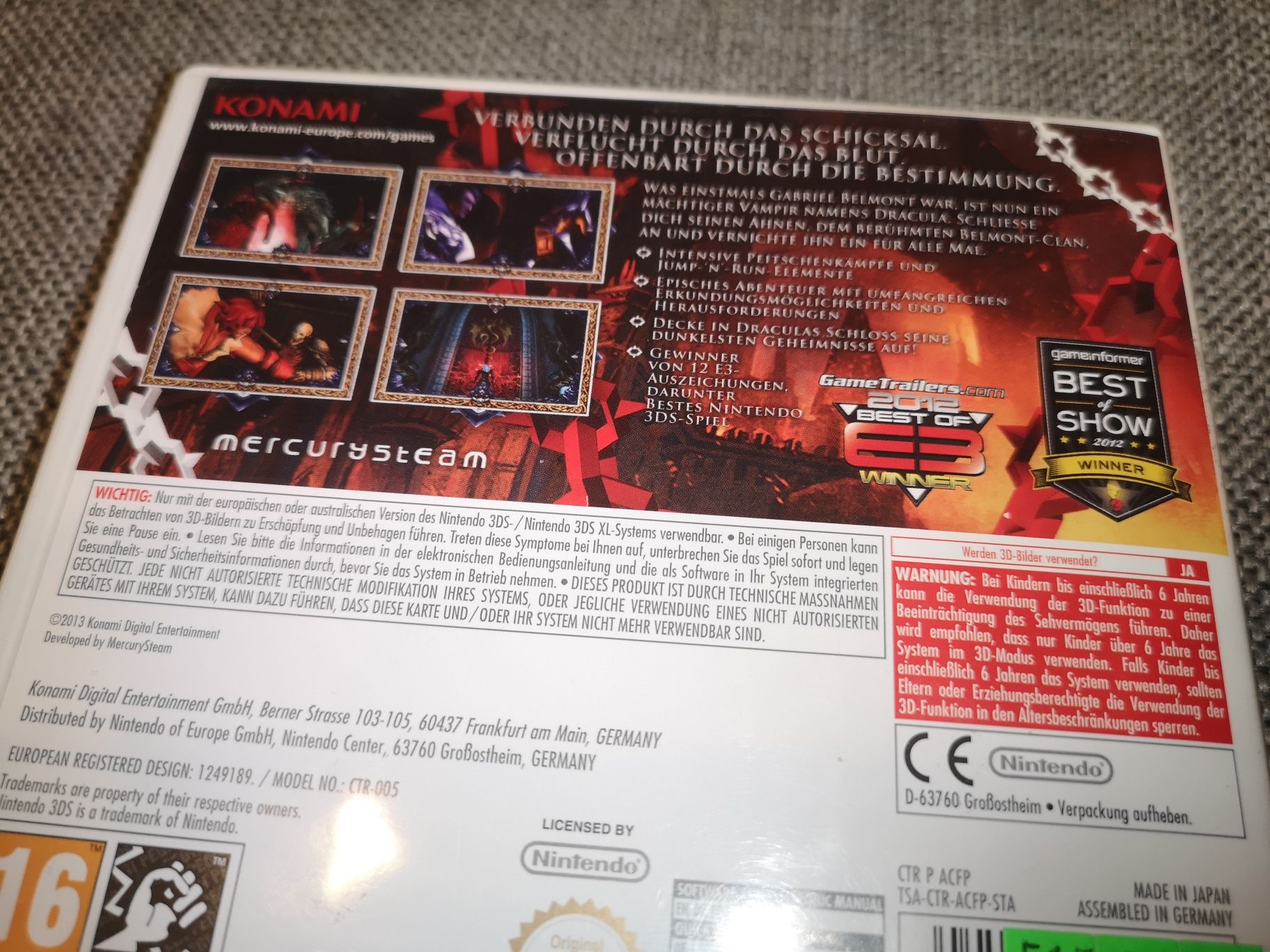 Castlevania Lords of Shadow 3DS 2DS Nintendo gra ANG (komplet) sklep