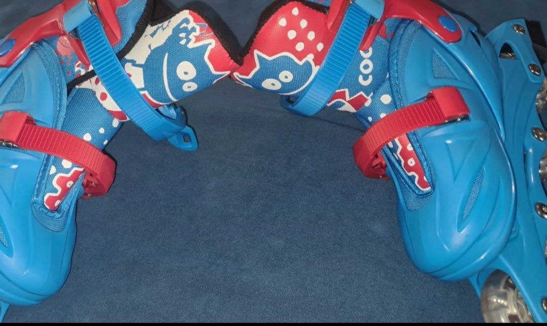 Patins em linha cool kb com luzes led T: 31 a 33